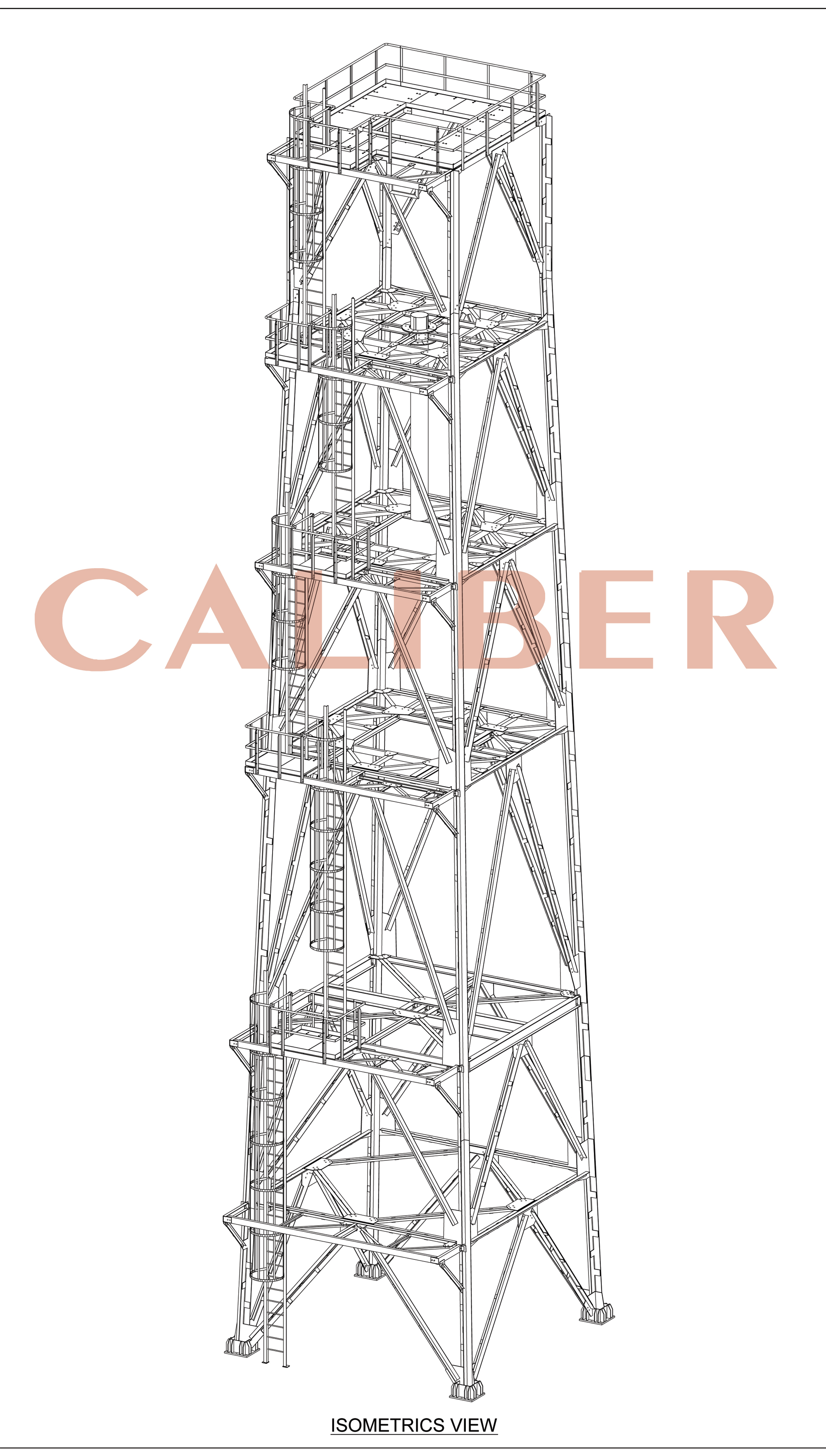 Caliber archive model: tower framing