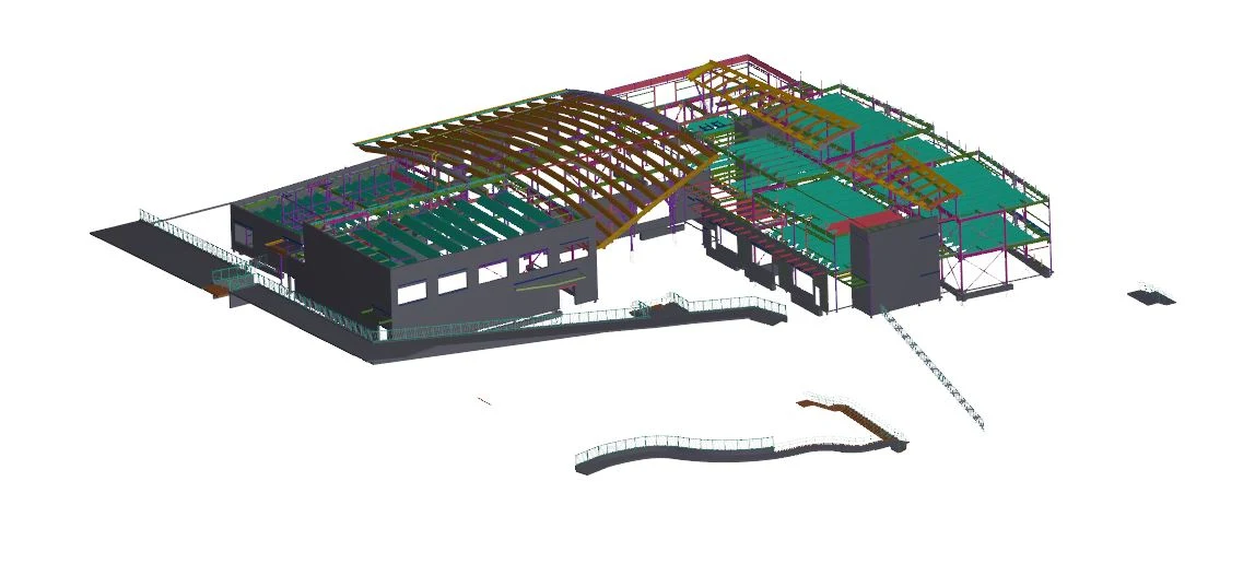 Caliber structural model view for Moody Elementary