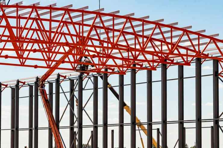 Infographics Steel Frame Structure Construction – Types And Characteristics